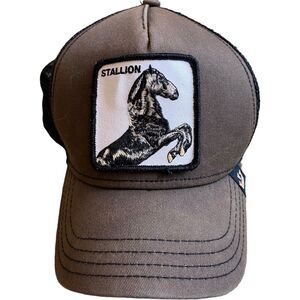 Goorin Hat Men Snap Back Stallion Farm Bros Horse Trucker Mesh FLAW